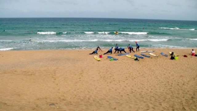 ejercicios antes del surf